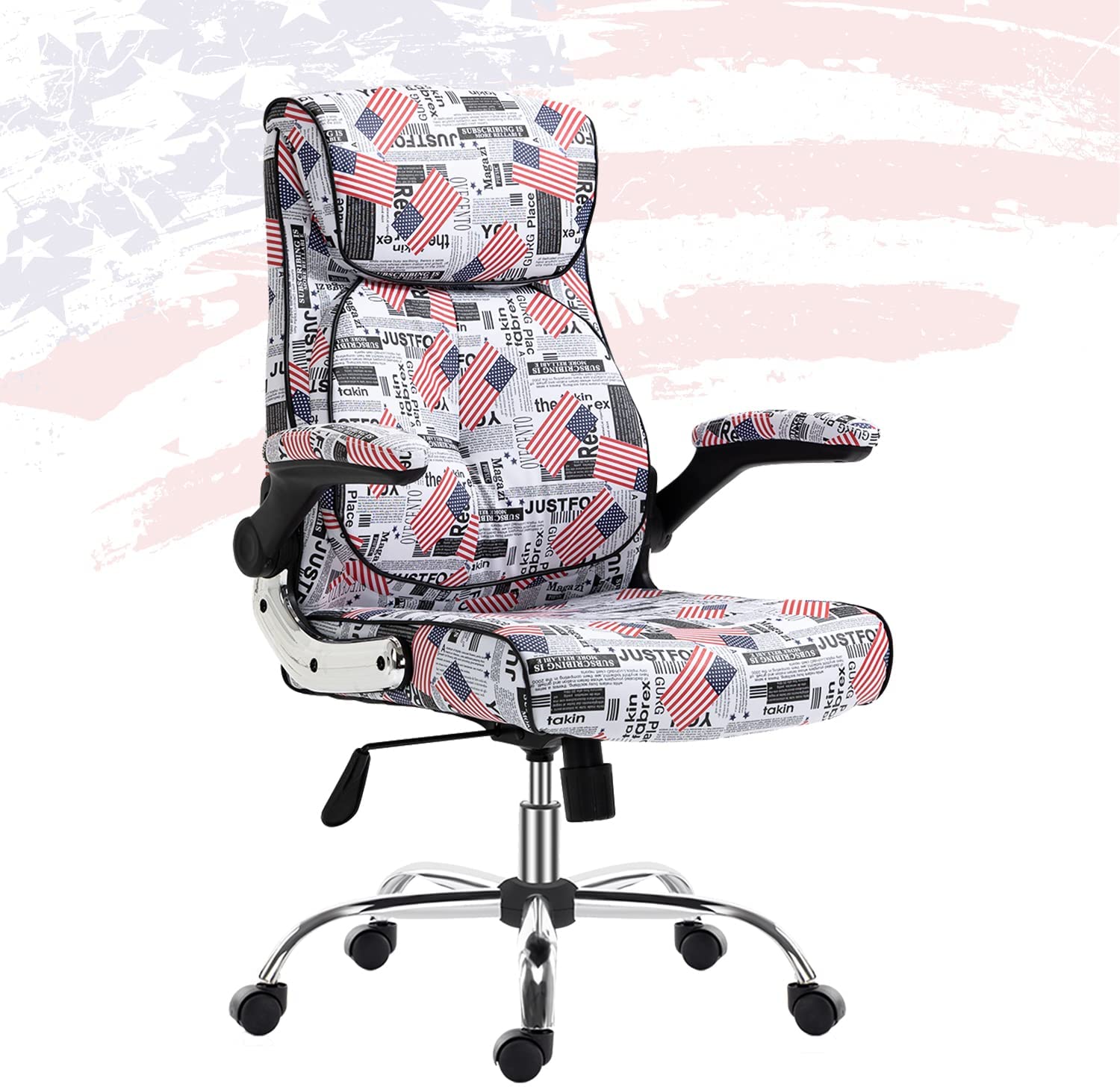 KERMS Patriotic Multifunctional Executive Desk Chair