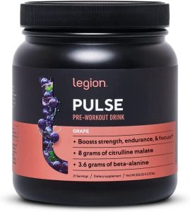 Legion Pulse Grape NSF-Certified Pre Workout Supplement