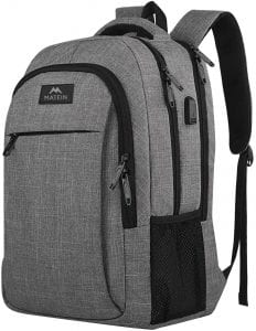 Matein Ventilated Padding Long-Lasting College Backpack