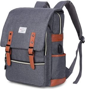Modoker Retro College Laptop Backpack