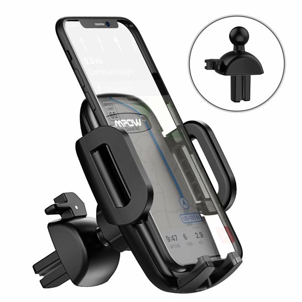 Mpow One-Handed 3-Level Car Vent Phone Mount