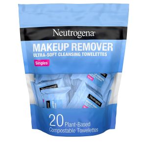 Neutrogena Travel Makeup Remover Face Wipes, 20-Count