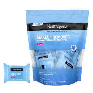 Neutrogena Individually Wrapped Makeup Remover Face Wipe, 20-Count