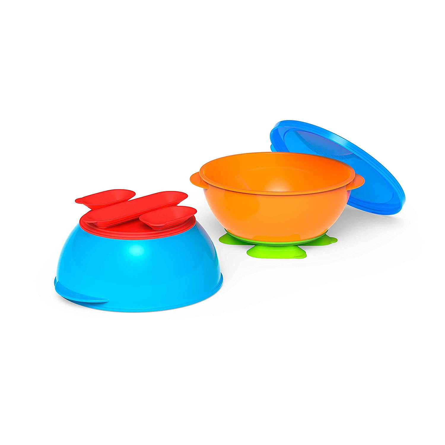 NUK First Essentials Toddler Tri-Suction Bowls, 2-Pack