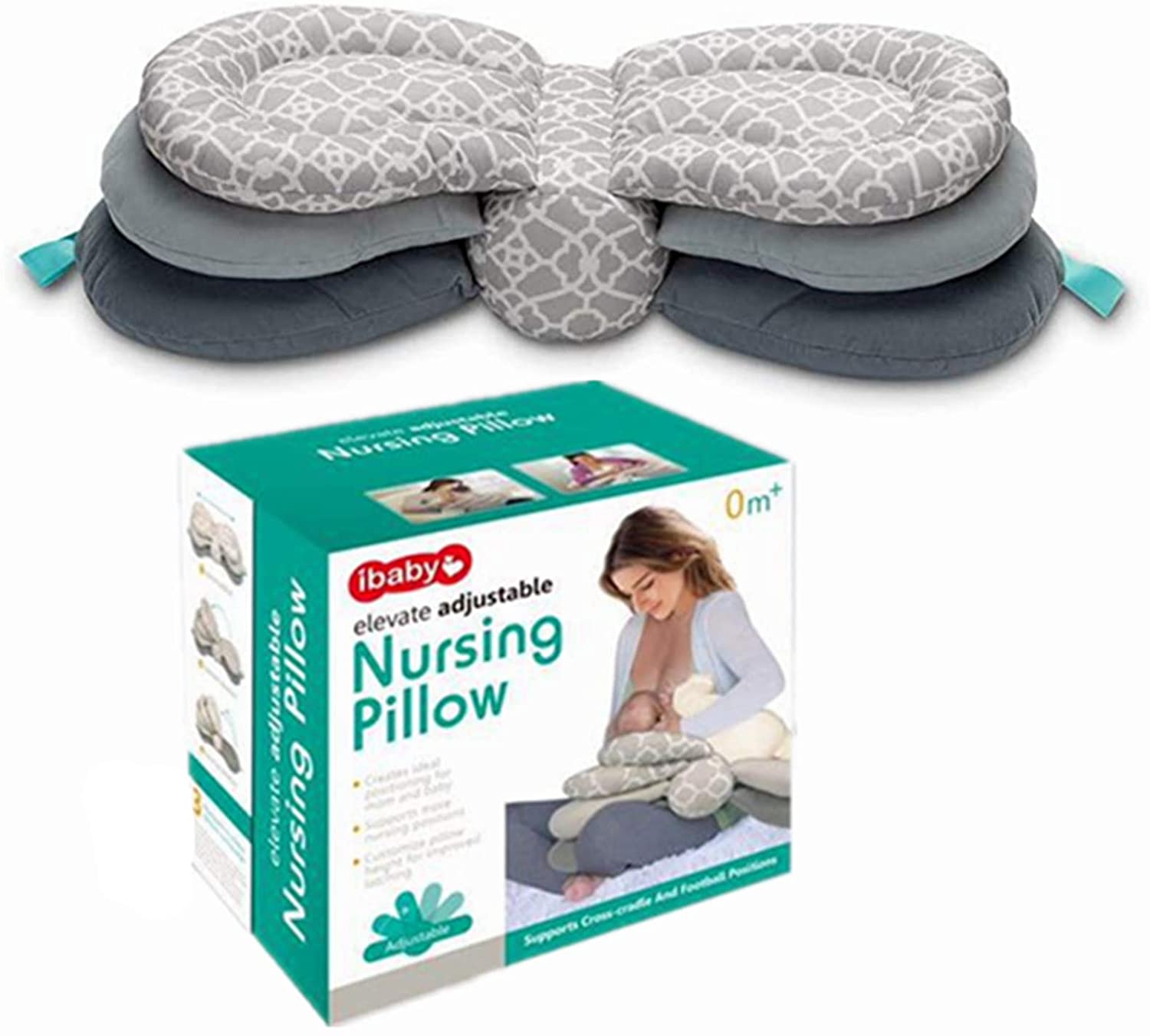 OMFMF Elevate Adjustable Nursing & Breastfeeding Pillow