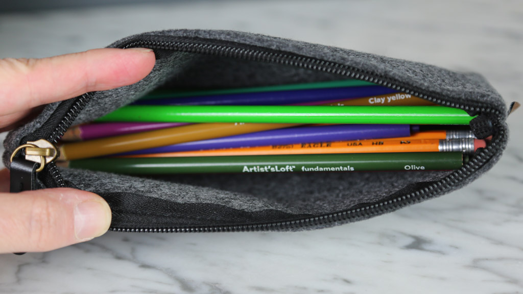 Part 9: Pencil wraps and cases – Three Points of the Compass