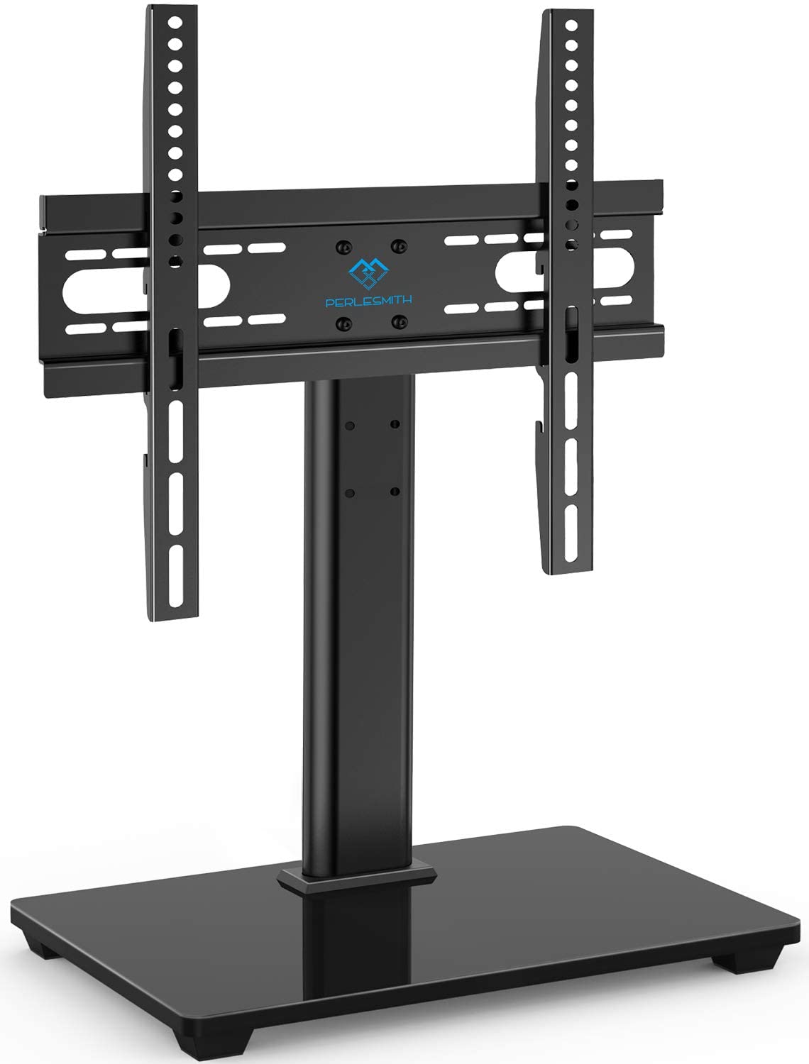 PERLESMITH Universal Table Top Adjustable TV Stand