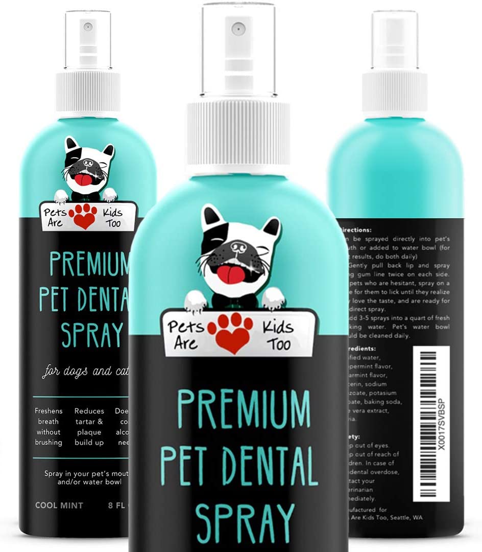 Pets Are Kids Too Alcohol & Chemical-Free Dog Breath Spray