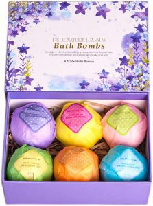 Pure Nature Lux Spa Aromatherapy Bath Bombs Set, 6-Count