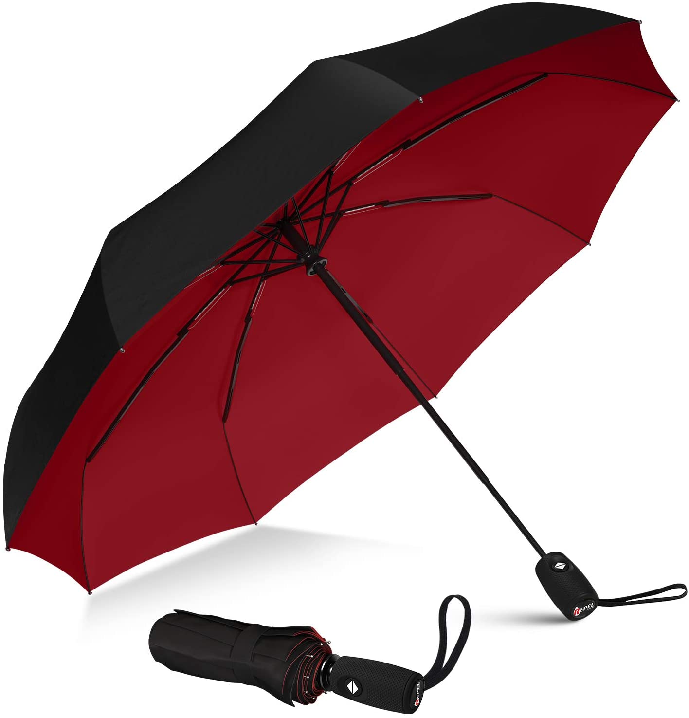 Repel Umbrella Teflon Coated Windproof Travel Umbrella