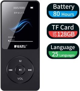 RUIZU X02 Ultra Slim Mp3 Player