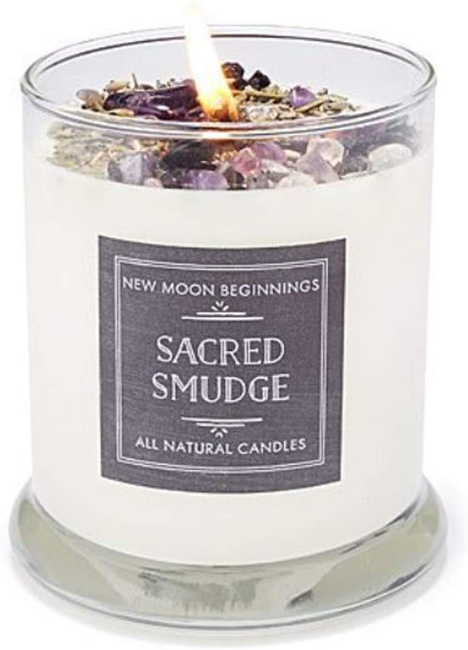 Sacred Smudge New Moon Beginnings Aromatherapy Candle
