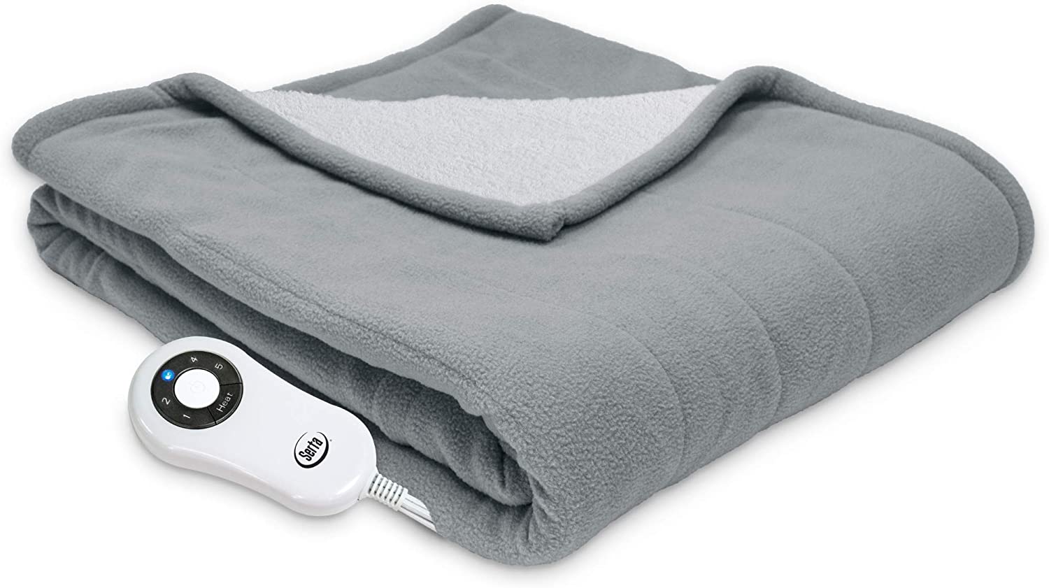 Serta Microplush Adjustable Heat Electric Blanket