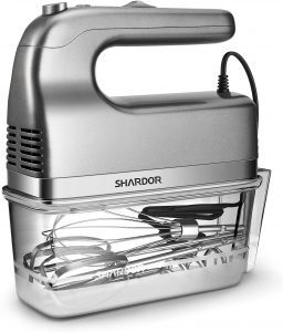 SHARDOR Easy Clean Compact Hand Mixer, 5-Speed