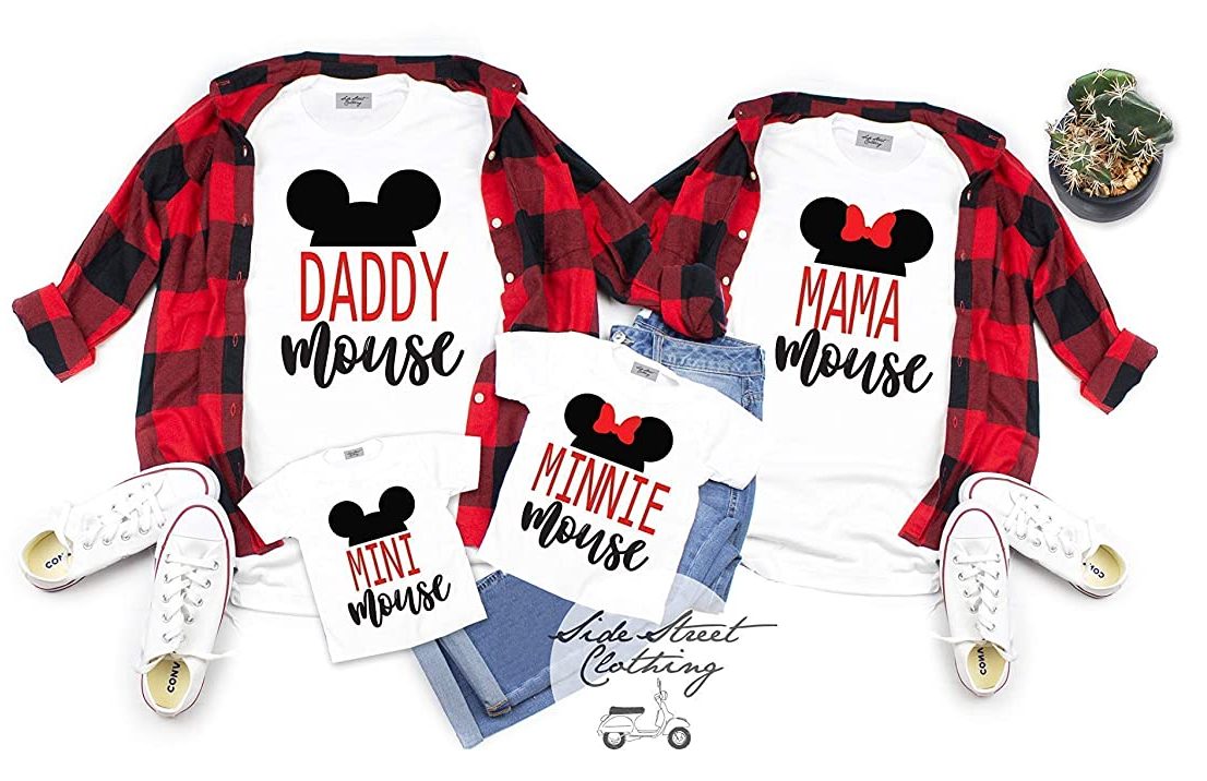 Side Street Clothing Family Coordinating Mouse Disney T-Shirt