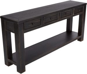 Signature Design By Ashley Classic Console Table For Entryway