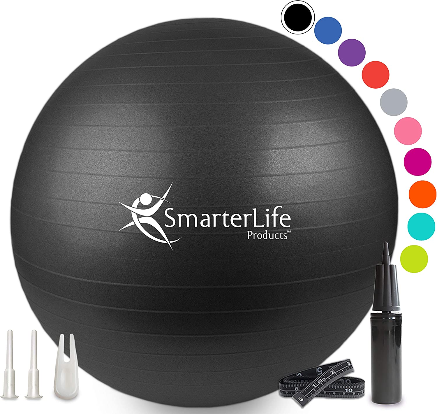 SmarterLife Products Latex-Free Anti-Burst Ball Desk Office Chair