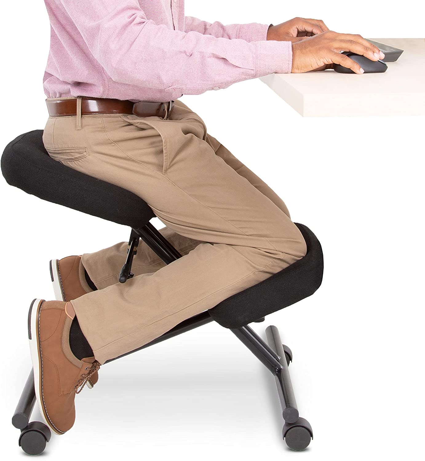 Stand Steady ProErgo Cushioned Kneeling Desk Office Chair