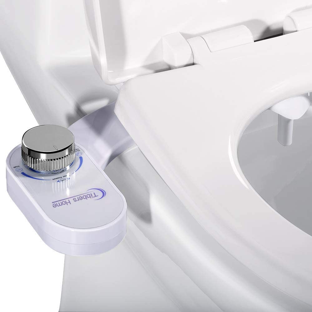 Tibbers Electricity-Free Bidet Toilet Attachment