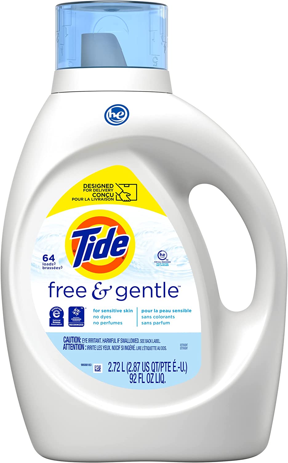 Tide Free & Gentle Hypoallergenic High Efficiency Laundry Detergent