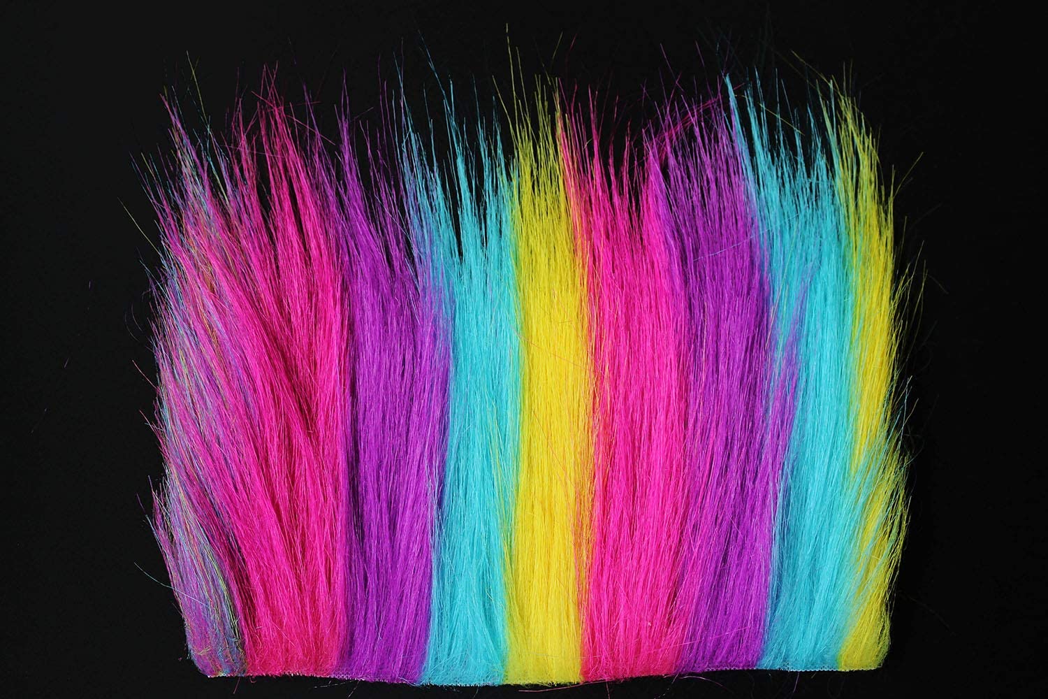 Tigofly Furabou Rainbow Synthetic Craft Fur, 2-Piece