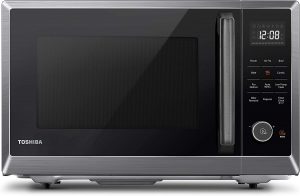 Toshiba EM131A5C-BS Smart Sensor Black Microwave Oven, 1-Cubic Feet