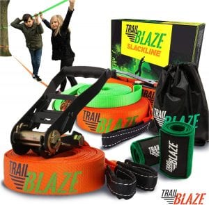 Trail Blaze Complete Child’s Slackline Kit, 60-Foot