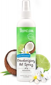 TropiClean Paraben Free Lime & Coconut Dog Deodorizing Spray