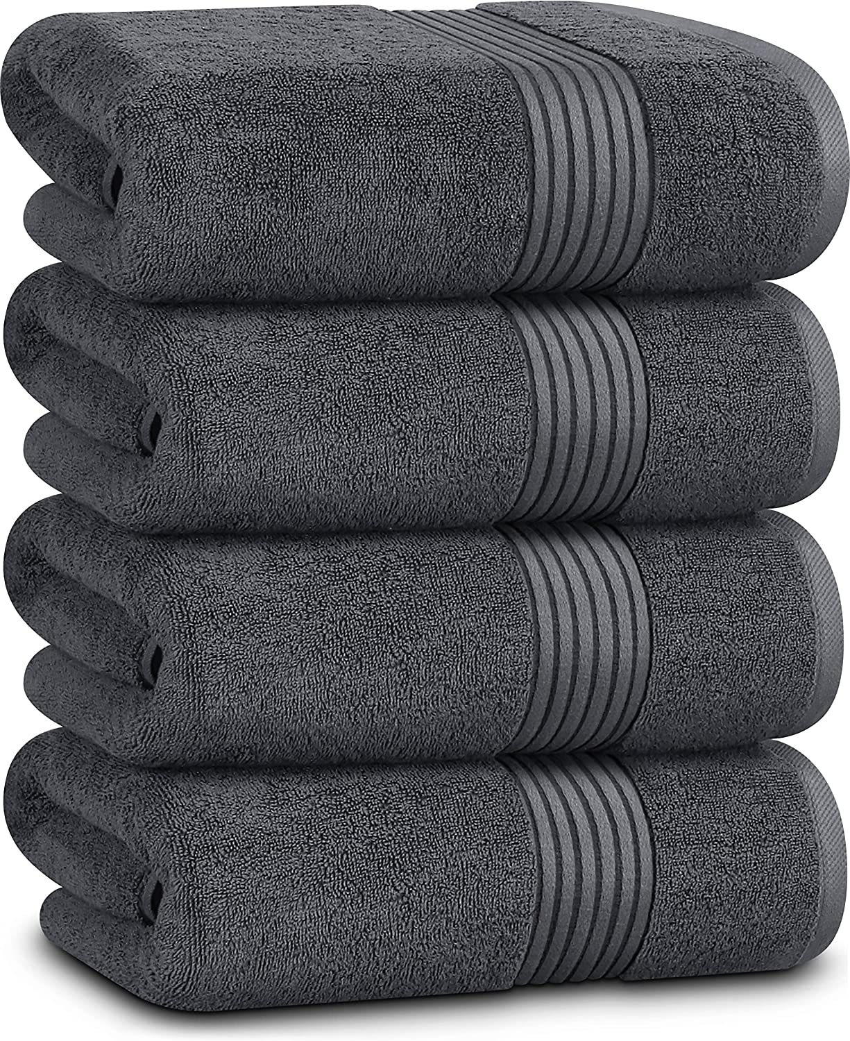 Utopia Towels Machine Washable Cotton Bath Towels, Set Of 4