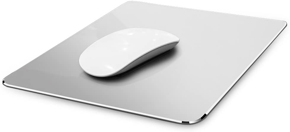 VAYDEER Hard Silver Metal Aluminum Mouse Pad