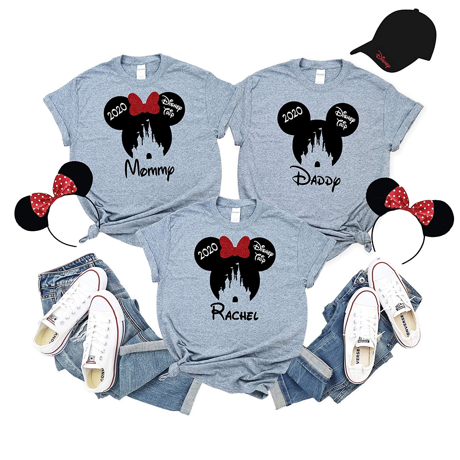 WhiteLabelCreations Personalized Disney Castle Shirts