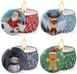 YINUO LIGHT Winter Holiday Aromatherapy Candles Gift Set