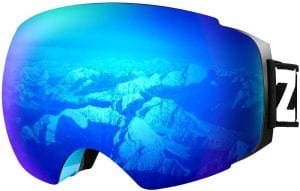 ZIONOR Lagopus X4 Ski Snowboard Spherical Snow Goggles