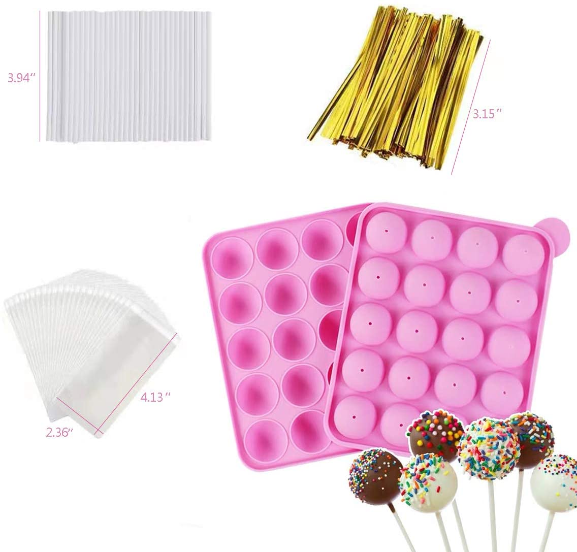 Cake pop sticks plastic 6" set of 50 treat lollipop baking 