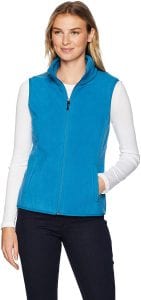 Amazon Essentials Women’s Classic Fit Full-Zip Fleece Vest