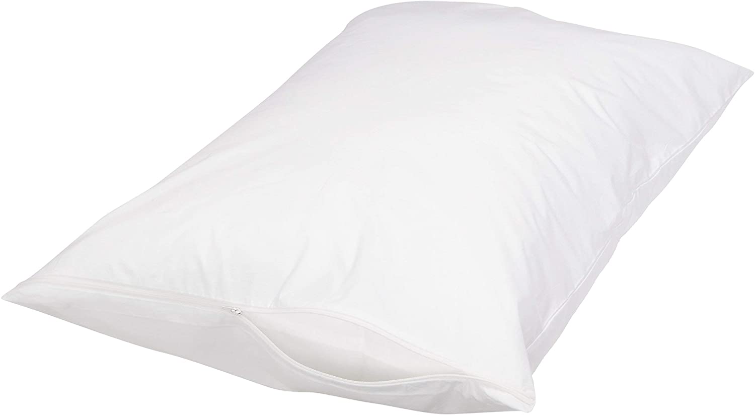 AmazonBasics Vinyl-Free Zippered Pillow Protector