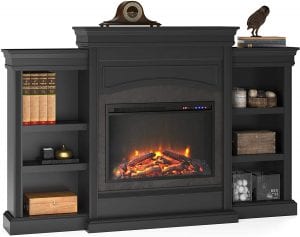 Ameriwood Home Lamont Mantel & Electric Fireplace