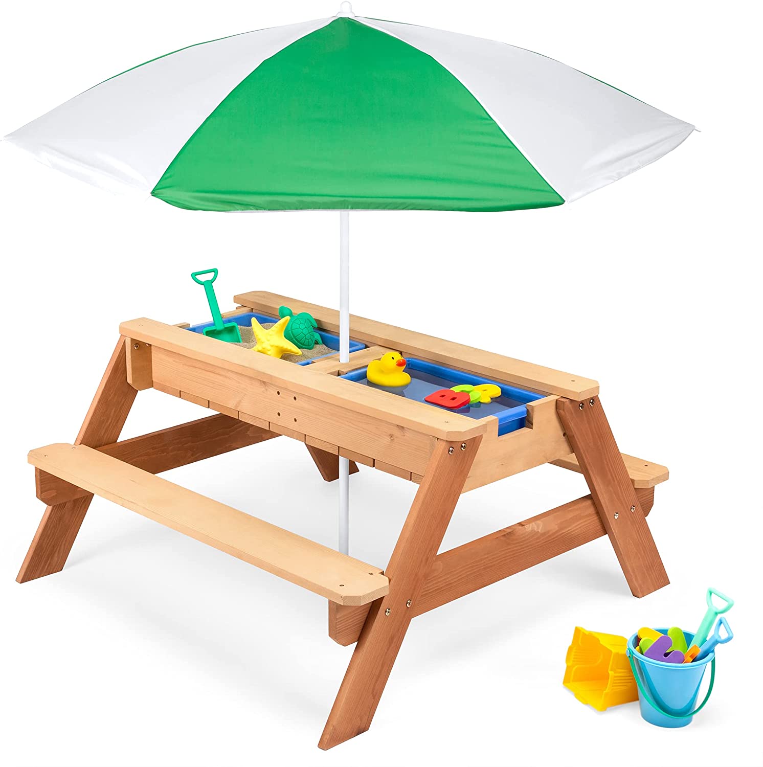 Best Choice Kids Adjustable Umbrella Picnic Water Table