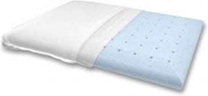 Bluewave Bedding Ultra Slim Gel Memory Foam Pillow