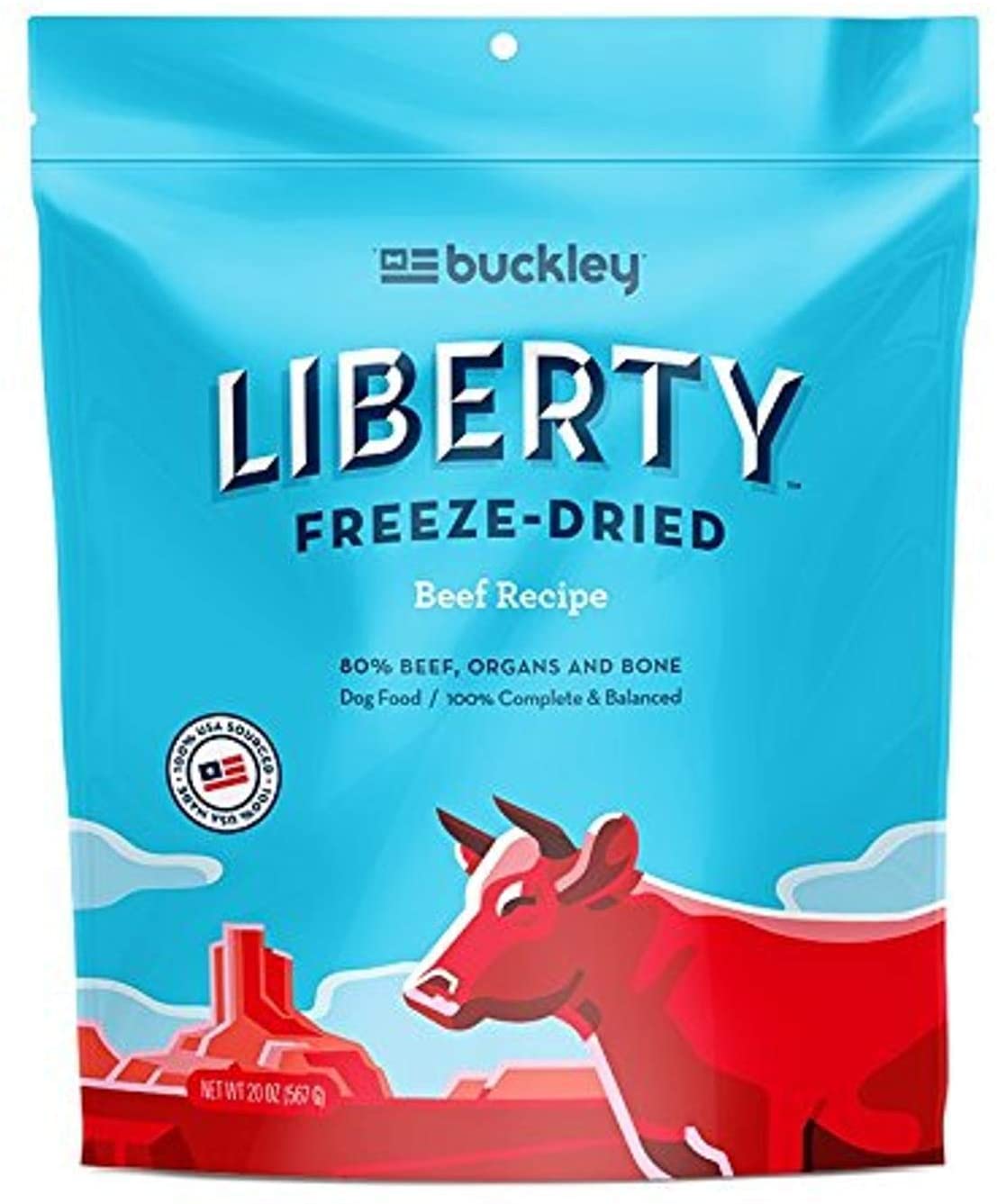 Buckley Liberty Grain-Free Freeze Dried Dog Food Topper