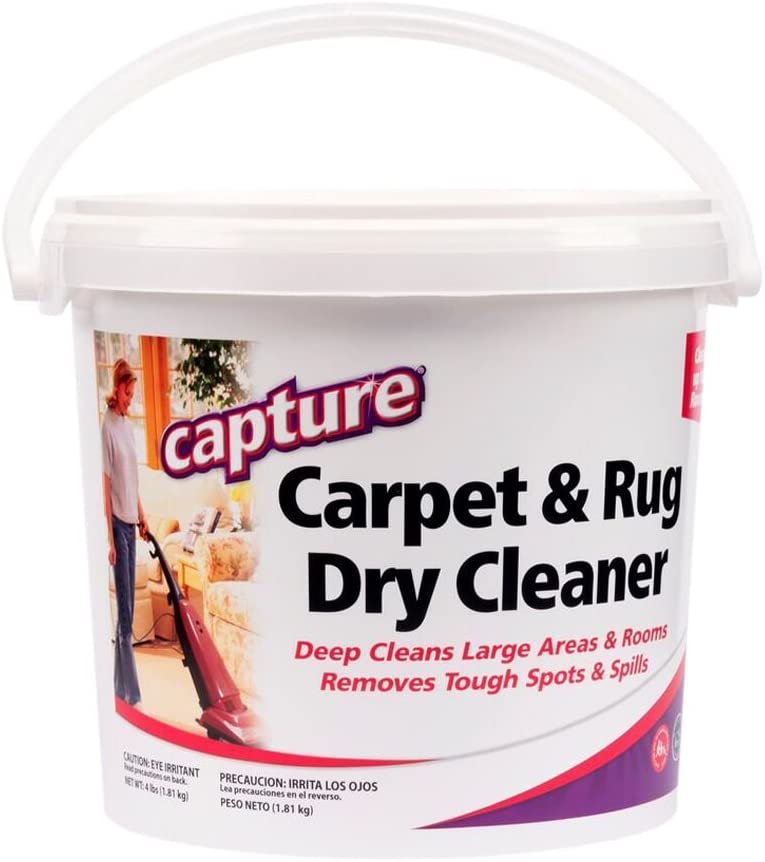 Capture Absorbent Carpet & Rug Dry Cleaning Powder, 4-Pound