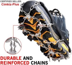 Cimkiz Stainless Steel Anti-Slip Crampon Boot Spikes
