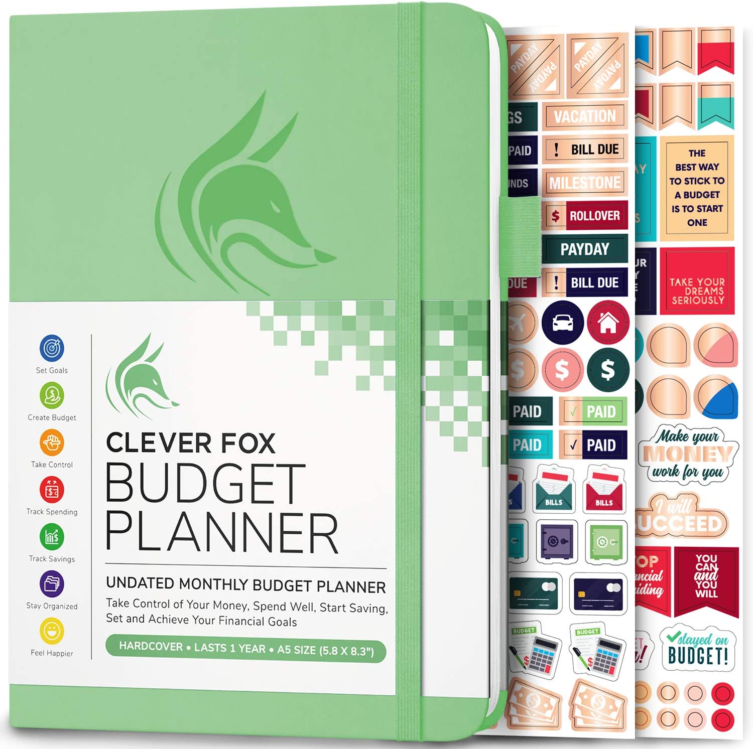 Clever Fox A5 Goal Setting Financial Planner