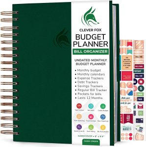 Clever Fox Spiral Bound Updated Budget Planner