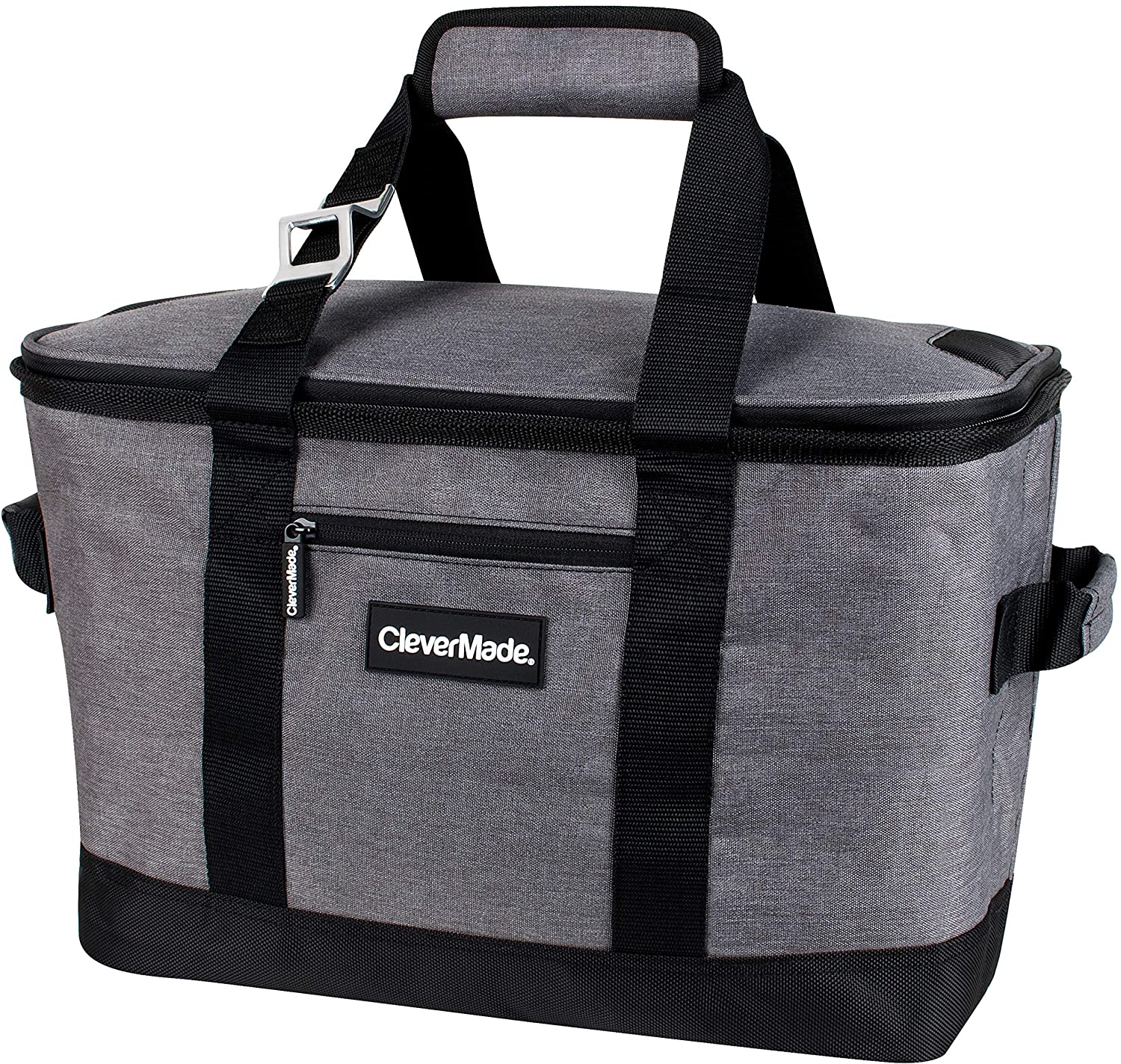 CleverMade Soft-Sided Collapsible Cooler Bag, 8-Gallon