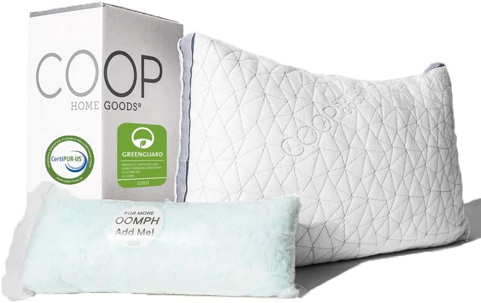 Coop Home Goods Eden Hypoallergenic Adjustable Pillow