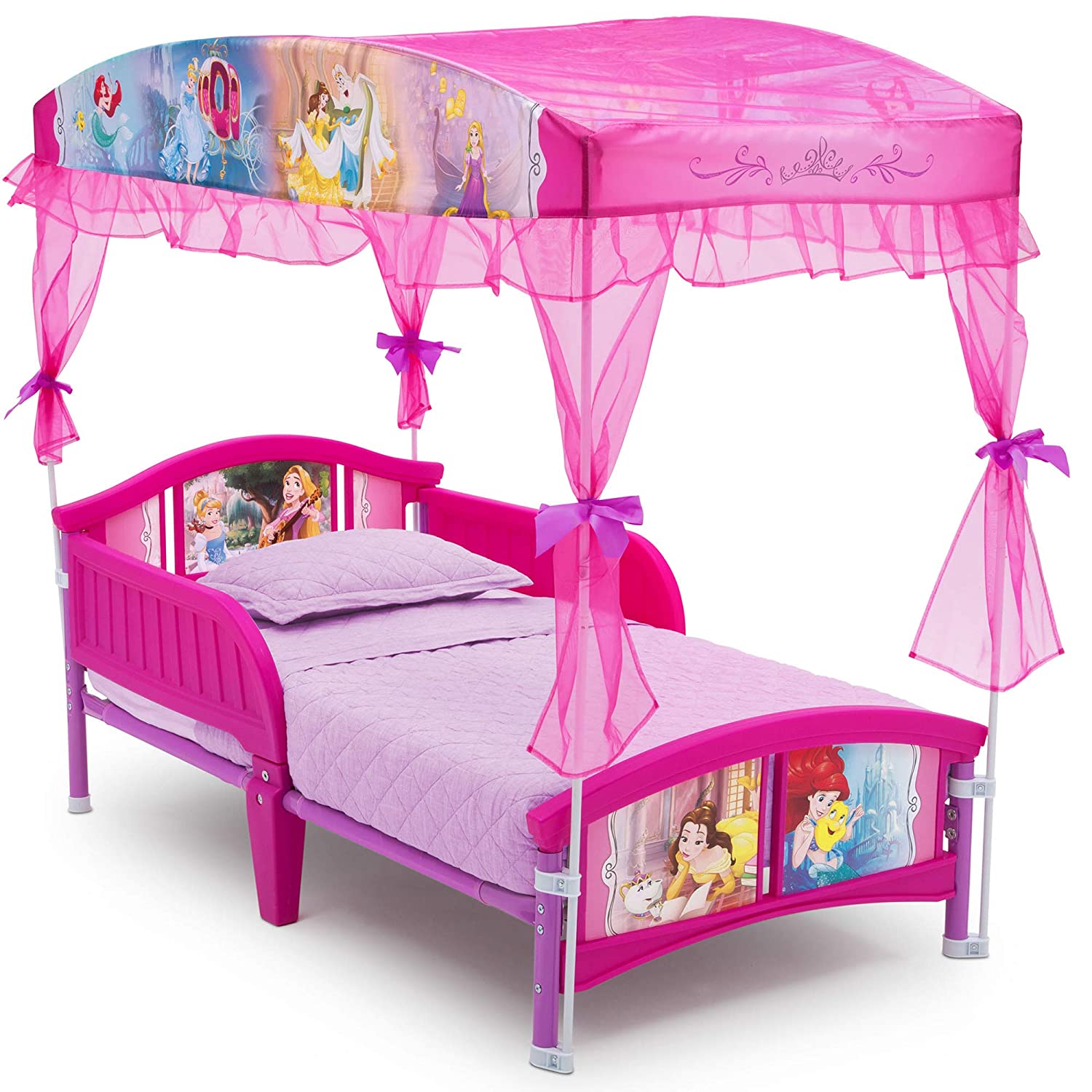 Delta Children Disney Princess Canopy Toddler Bed