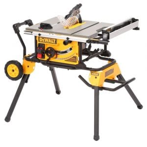DEWALT 15 Amp Corded 10-Inch Table Saw & Rolling Stand