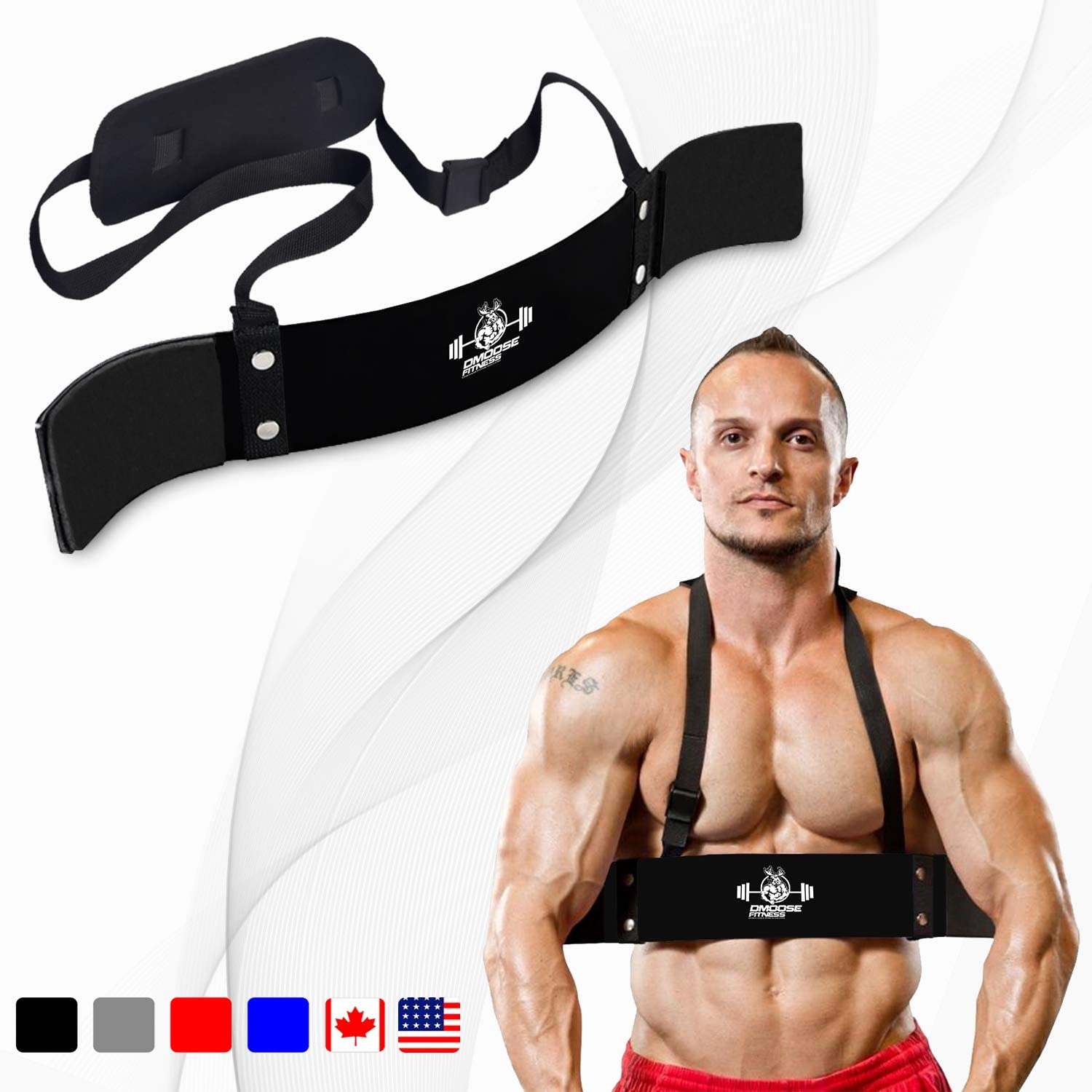Arm Curl Blaster for Bicep Body Building and Muscle Strength Gains Best Contoured and Adjustable Isolate for Fitness Curling Bodybuilding and Weightlifting Well Balanced Support