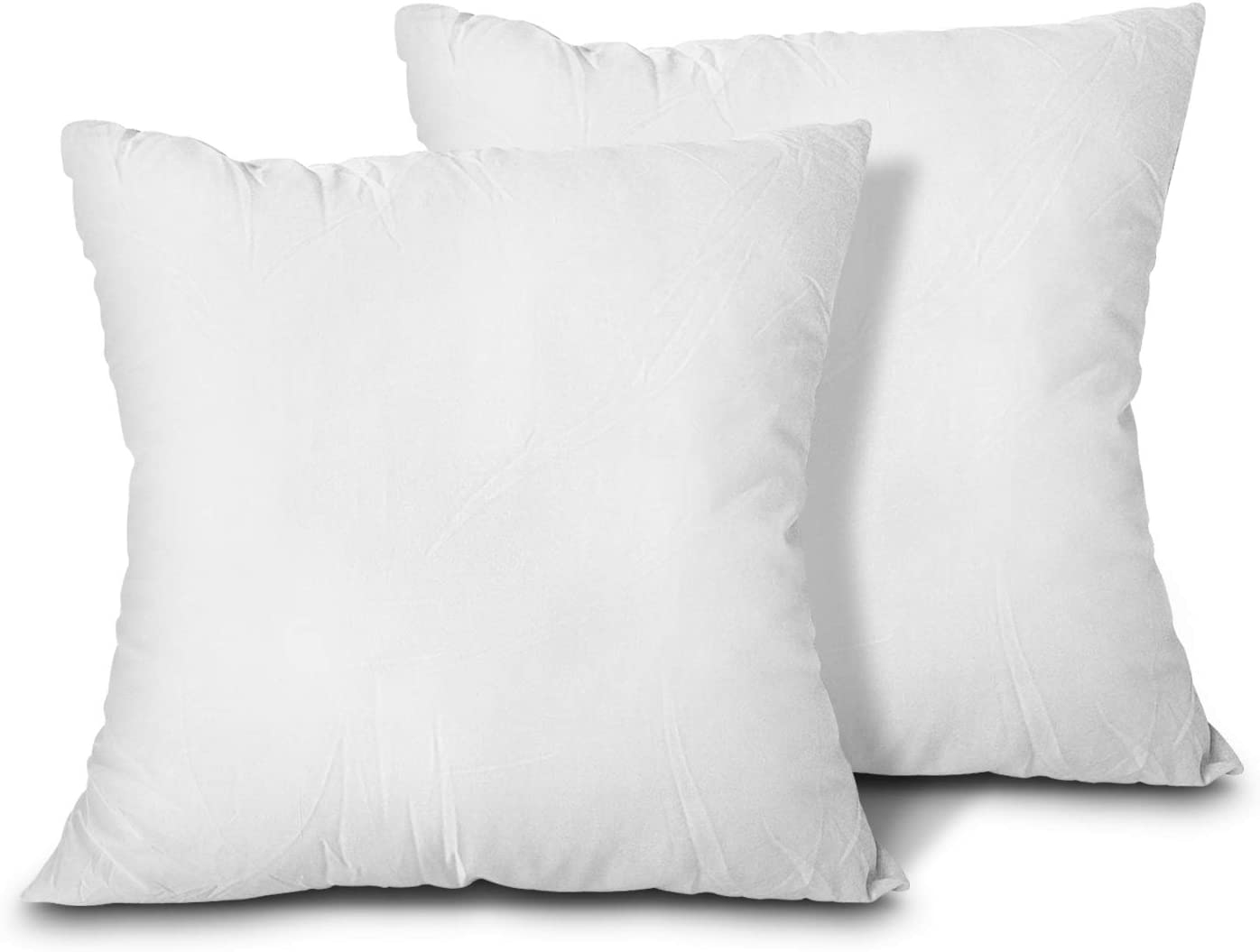 EDOW Microfiber Fill Throw Pillow Inserts, 2-Pack